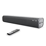 BESTISAN Sound Bar TV Sound Bar Wireless Bluetooth 5.0 Sound Bar 3 Equalizer Modes for Home Theater Games PC Cellphone (Remote Control, DSP, Bas/Treble Adjustable, Wall Mounted)