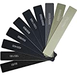 50 Pieces Sanding Sticks Kits for Plastic Models Sanding Tools Buffing Polishing Paint Sticks Assorted Metal and Wood Tools Accessory for Model Craft Amateur and Beginner