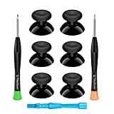 Xbox One Controller Joystick Replacement - 6PCS Original Thumbsticks Analog Thumb Sticks Parts - True Rubberized with T8 T6 Repair Screwdriver Kit for Xbox One Controller