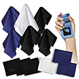 Clean Screen Wizard Microfiber Cleaning Cloths and Microfibre Sticker Screen Cleaner (7 Pack)