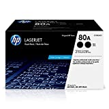 HP 80A | CF280AD1 | 2 Toner-Cartridges | Black | Works with HP LaserJet Pro 400 Printer M401 series, M425dn