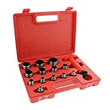 ABN Hollow Punch Kit Leather Punches Tools Hole Punch Set Gasket Punch Set Gasket Cutter 3/16 to 1-3/8in (5-35mm)