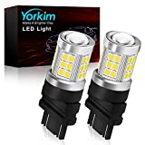 Yorkim 3157 LED Bulb, super bright 3156 led bulb 3056 3057 4157 bulb led 3157 Replacement for led Reverse Blinker Brake Tail Lights, 6000K Xenon White, pack of 2