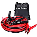 CARTMAN 4 Gauge 16 Feet Jumper Cables 300AMP Heavy Duty Booster Cable in Carry Bag