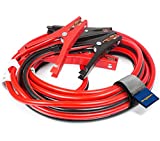 GOODYEAR [4 GAUGE  TRANSFERS HIGHER VOLTAGE THAN 6, 8, 10 or 12 GAUGE] Heavy Duty Jumper Cables with PVC CASE, 16 feet Long, Emergency Roadside Assistance, Works in EVERY WEATHER