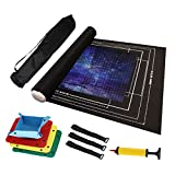 Jigsaw Puzzle Roll Mat Felt Mat Puzzle Storage Saver Up to 1500 Pieces with Drawstring Storage Bag