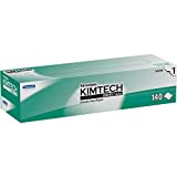 Kimtech 34256CT Kimwipes Delicate Task Wipers, 1-Ply, 14 7/10 x 16 3/5, 140 per Box (Case of 15 Boxes)