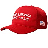 MAGA Hat Make America Great Again Donald Trump Slogan with USA Flag Cap Adjustable 2024 Keep America Great Baseball Hat (Red)