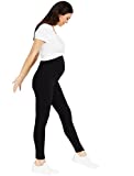 Motherhood Maternity Women's Maternity Essential Stretch Full Length Secret Fit Belly Leggings, Black, Small