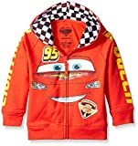 Disney Little Boys' Toddler Cars '95 Hoodie, Red, 4T