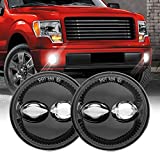 Z-OFFROAD Upgrade 4-1/2 Inch LED Fog Lights Lamps Compatible With 2006 2007 2008 2009 2010 2011 2012 2013 2014 Ford F150 [ONLY FIT F-150 Models]