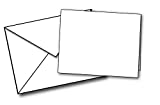 Blank White Mini Note Card Sets - 40 Cards & Envelopes - Small Note Cards with Mini Envelopes