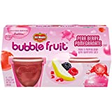 Del Monte Bubble Fruit Snack Cup, Pear Berry Pomegranate, 4 Ounce Cups (Pack of 4)