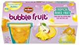 Del Monte Bubble Fruit Snack Cup, Tropical Mixed Fruit, 4 Ounce Cups (Pack of 4)