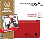 Nintendo DSi XL Red Bundle with Mario Kart (Renewed)