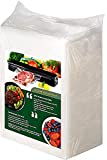 200-Count Food Vacuum Sealer Bags 8 x 12 inch, Thick BPA Free Sous Vide Bags Compatible with All Vac Machines, Food Saver, Seal a Meal, Weston, Commercial Grade Quart Precut Meal Prep Storage Bags