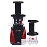 Tribest SW-2000 Slowstar, Vertical Slow Juicer and Mincer, Cold Press Masticating Juice Extractor