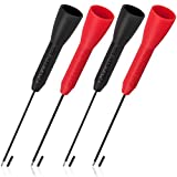 ANCIRS 4 Pack 2mm Needle Test Probes, 600V/10A Non-Destructive Multimeter Test for Fluke Leads tl71 tl75