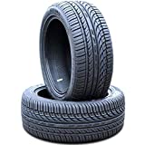 Set of 2 (TWO) Fullway HP108 All-Season High Performance Radial Tires-205/45R17 205/45ZR17 205/45/17 205/45-17 88W Load Range XL 4-Ply BSW Black Side Wall