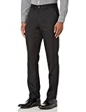 Amazon Essentials Men's Slim-Fit Flat-Front Dress Pants, Black, 32W x 34L