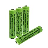 GSUIVEER AAA Nimh 600mAh 1.2v Rechargeable Battery for Outdoor Solar Lights Garden Lamp(4 Pack)