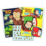 Curious George Activity Set Book Bundle ~ 2 Book Curious George Activity Books | Curious George Coloring Books (Curious George Book Set)