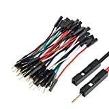 SinLoon Dupont Wire Breadboard Jumper Wires Jumper Wire Male to Female for Arduino Breadboard and Circuit Board 8cm 4 Colors Total 40-Pack(Male to Female)