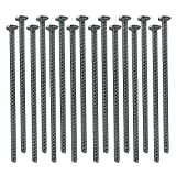 Electriduct 14" Rebar Spikes 1/2" Diameter (Pack of 16) - Mounting Hardware for Asphalt Installation. 6FT Speed Bump Anchor Kit, Parking Curb Wheel Stop, Cable Ramp