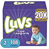 Luvs Ultra Leakguards, Stage 2 Disposable Diaper, 108 Ct