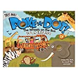 Melissa & Doug Children's Book - Poke-A-Dot: The Wheels on the Bus Wild Safari (Board Book with Buttons to Pop)