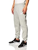 Nike Men's Sportswear Club Fleece Jogger Pants BV2737 (Dark Grey Heather/Matte Silver/White, Medium)