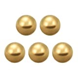 uxcell 5/8-inch Precision Solid Brass Bearing Balls 5pcs