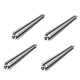 HFS (R) 4pc 2020 CNC 3D Printer Parts European Standard Anodized Linear Rail Aluminum Profile Extrusion for DIY 3D Printer (400MM)