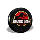 DEETU Jurassic Park Spare Tire Cover, Universal Fit for Jeep, Trailer, RV, Car, Truck Wheel 16"