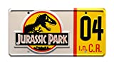 Celebrity Machines Jurassic Park | Explorer #04 | Metal Stamped License Plate