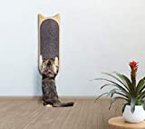 Laifug Cat Scratcher Durable Mounted Wall Mounted Space-Saving Cat Scratching Post Design with Free Replacement Mat Maintain Healthy Cat Claws