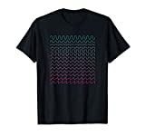 Synthesizer waveform DJ techno music pattern T-Shirt