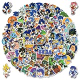 100PCS Stickers for Sonic The Hedgehog Gifts Sonic Video Games Party Supplies Merch Toys Colorful Stickers for Car Laptop Luggage Graffiti Patches Teens