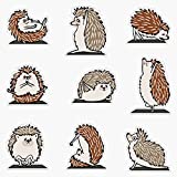 Hedgehog Yoga Sticker Vinyl Bumper Sticker Decal Waterproof 5"