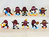 Calrab Applause, California Raisins, PVC Figure - Set of Ten (10), 2" Tall, Intended for Adult Collection and Decoration