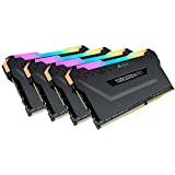 Corsair Vengeance RGB PRO 128GB (4x32GB) DDR4 3000 (PC4-24000) C16 Desktop Memory – Black (CMW128GX4M4D3000C16)