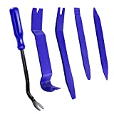 XBRN Auto Trim Removal Tool Kit,5 Pcs Car Panel Door Window Tools Kit,Auto Clip Fastener Remover Pry Tool Set