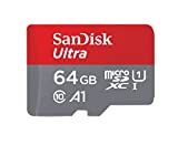 SanDisk 64GB Ultra microSDHC UHS-I Memory Card with Adapter - 120MB/s, C10, U1, Full HD, A1, Micro SD Card - SDSQUA4-064G-GN6MA