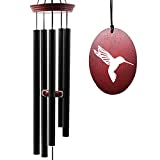 Wind Chimes for Outside, Wind Chimes Outdoor Tuned Soothing Melody, Memorial Wind Chimes Gifts for Mom/Grandma, Hummingbird Wind Chimes Outdoor Decoration, Patio, Garden, Yard.