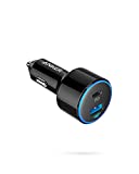 Anker USB C Car Charger, 49.5W PowerDrive Speed+ 2 Adapter with One 30W PD Port for iPhone 14 13 12 11 Pro Max mini X XS, S10/S9, MacBook Air, iPad Pro,and One 19.5W Fast Charge Port for S8 and More
