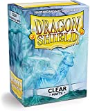 Dragon Shield Matte Clear 100 Deck Protective Sleeves in Box, Standard Size for Magic he Gathering (66x91mm)