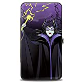 Buckle-Down Women's Hinge Wallet-Sleeping Beauty Maleficent, 7" x 4"