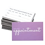 RXBC2011 Appointment Reminder Cards Pack of 100 (Purple)