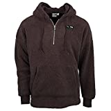 PUMA Men's Downtown Sherpa Half Zip Top, Molé, S