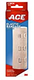 ACE 6 Inch Elastic Bandage with with Clips, Beige, Great for Chest and More, 1 Count